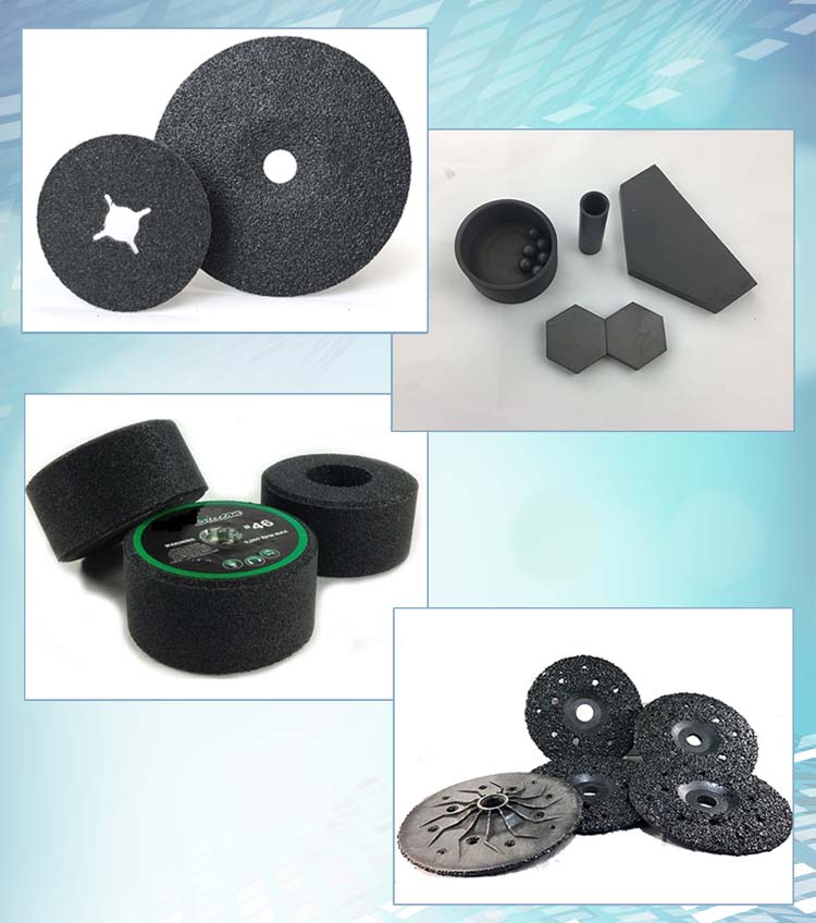 Black silicon carbide F36 for vitrified abrasive wheels  -1-